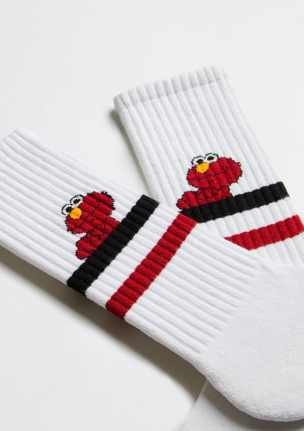 Calze Sportive BeSesameStreet Elmo Bianche