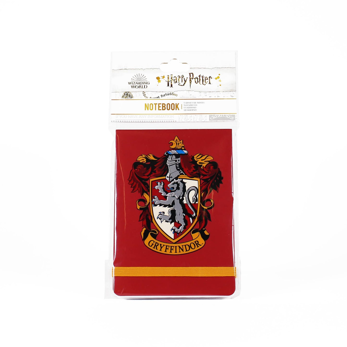 Caderno de bolso do Harry Potter (Grifinória)