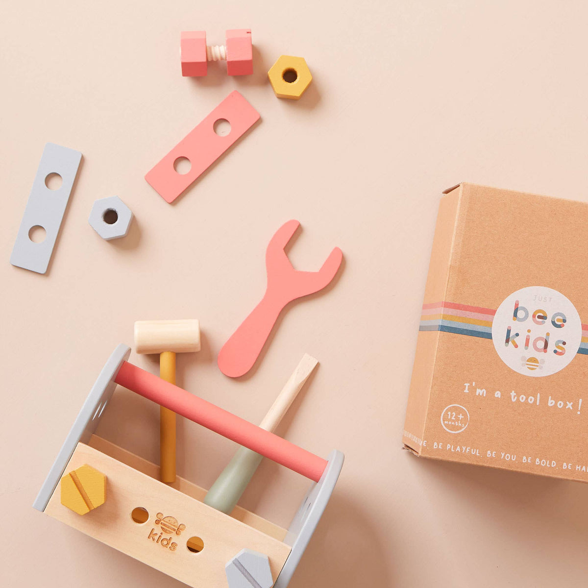 Wooden Toolbox for Children