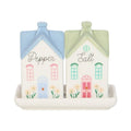 Salière et poivrière Maisons Pastels
