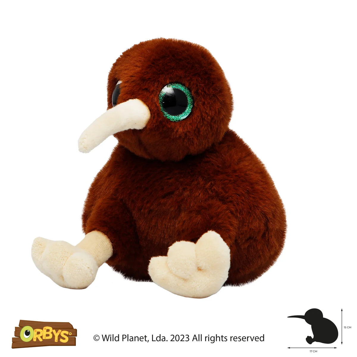 Peluche Kiwi Orbys – vue principale