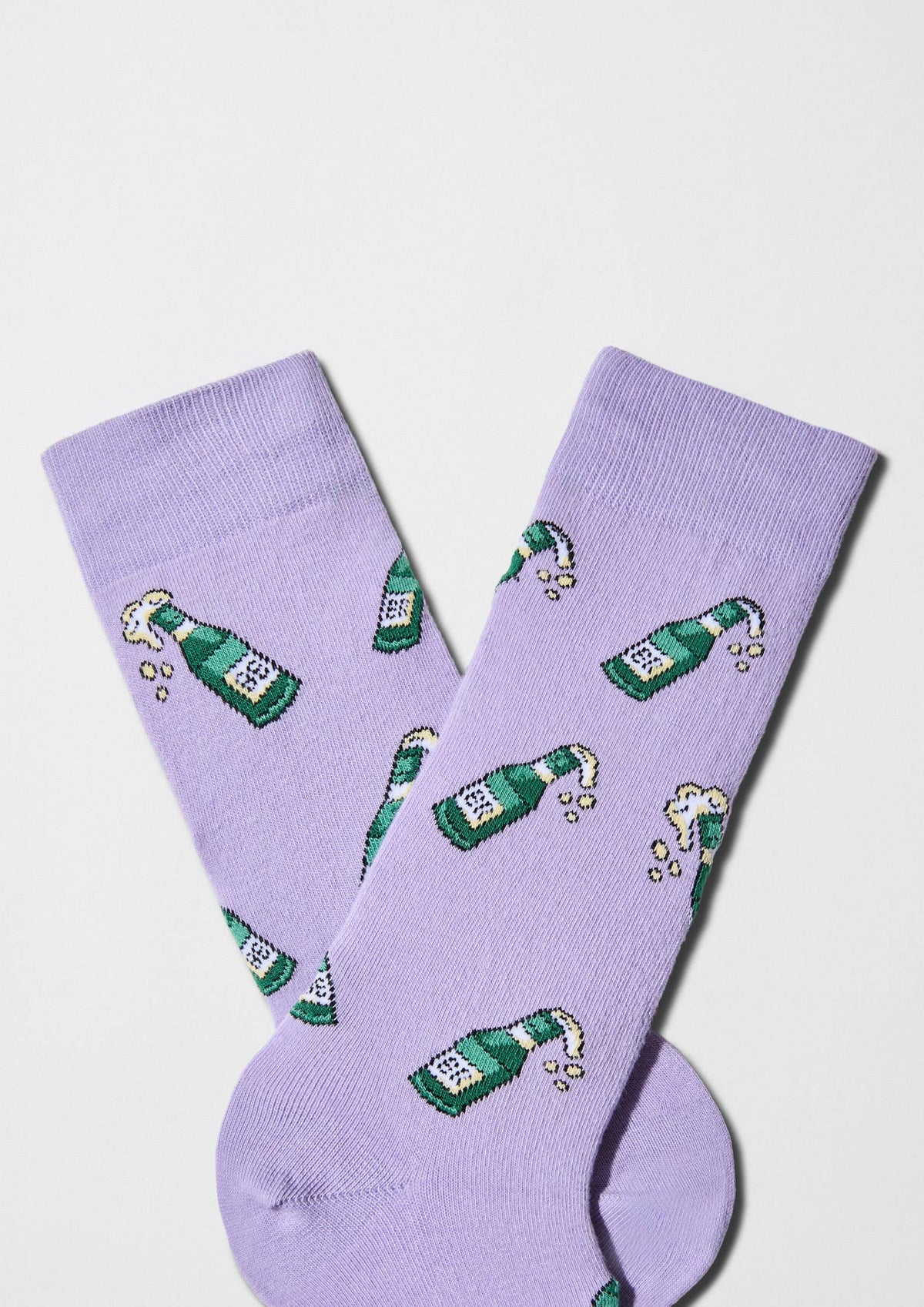 BeBeer Mauve - Chaussettes 100 % coton biologique