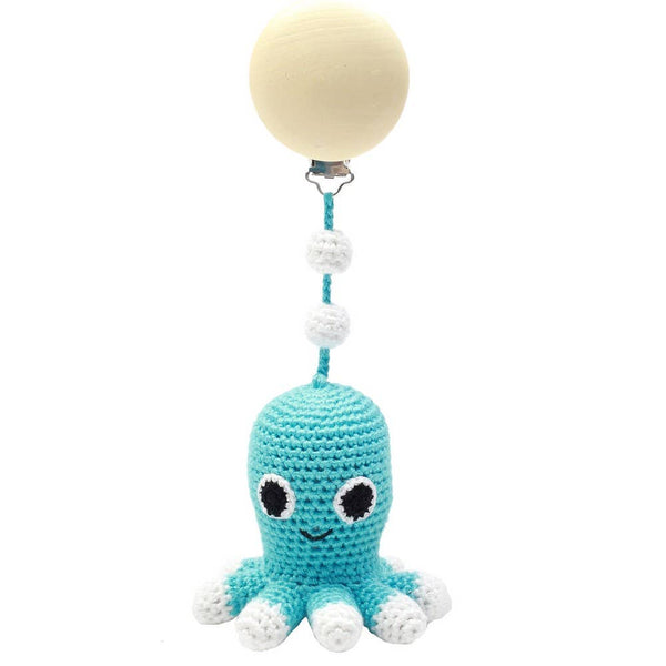 Accroche Poussette Poulpe - Turquoise