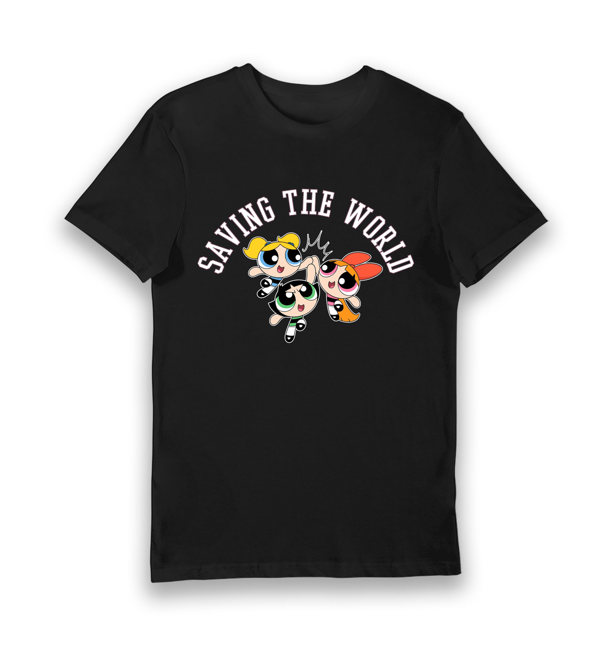T-shirt adulte Powerpuff Girls Saving the World
