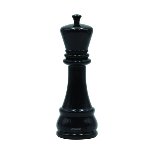 Moulin à épices « Chess » Roi en hêtre laqué noir brillant