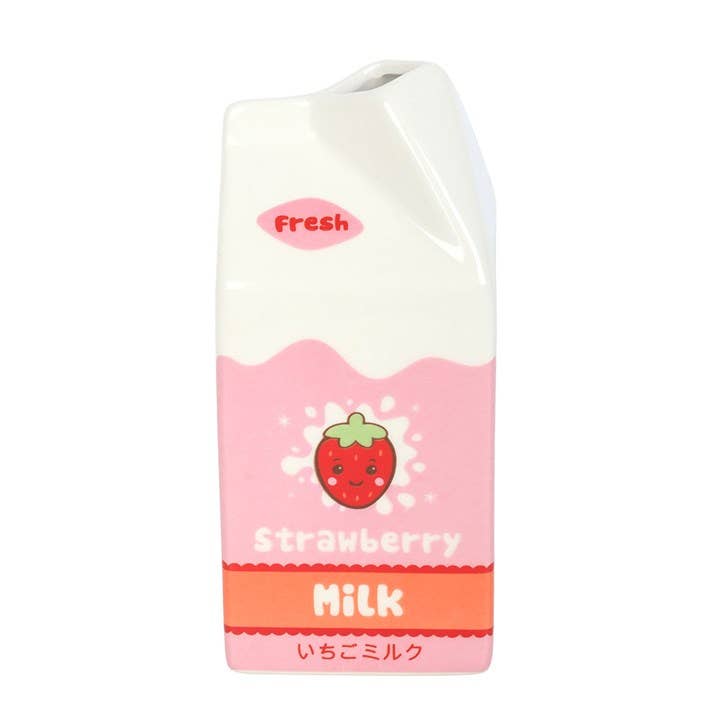 イチゴミルクレンガの花瓶