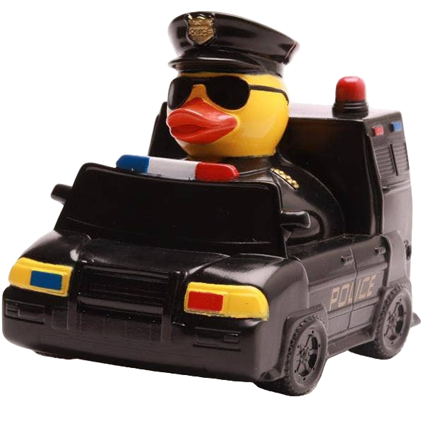 アヒルのパトカー