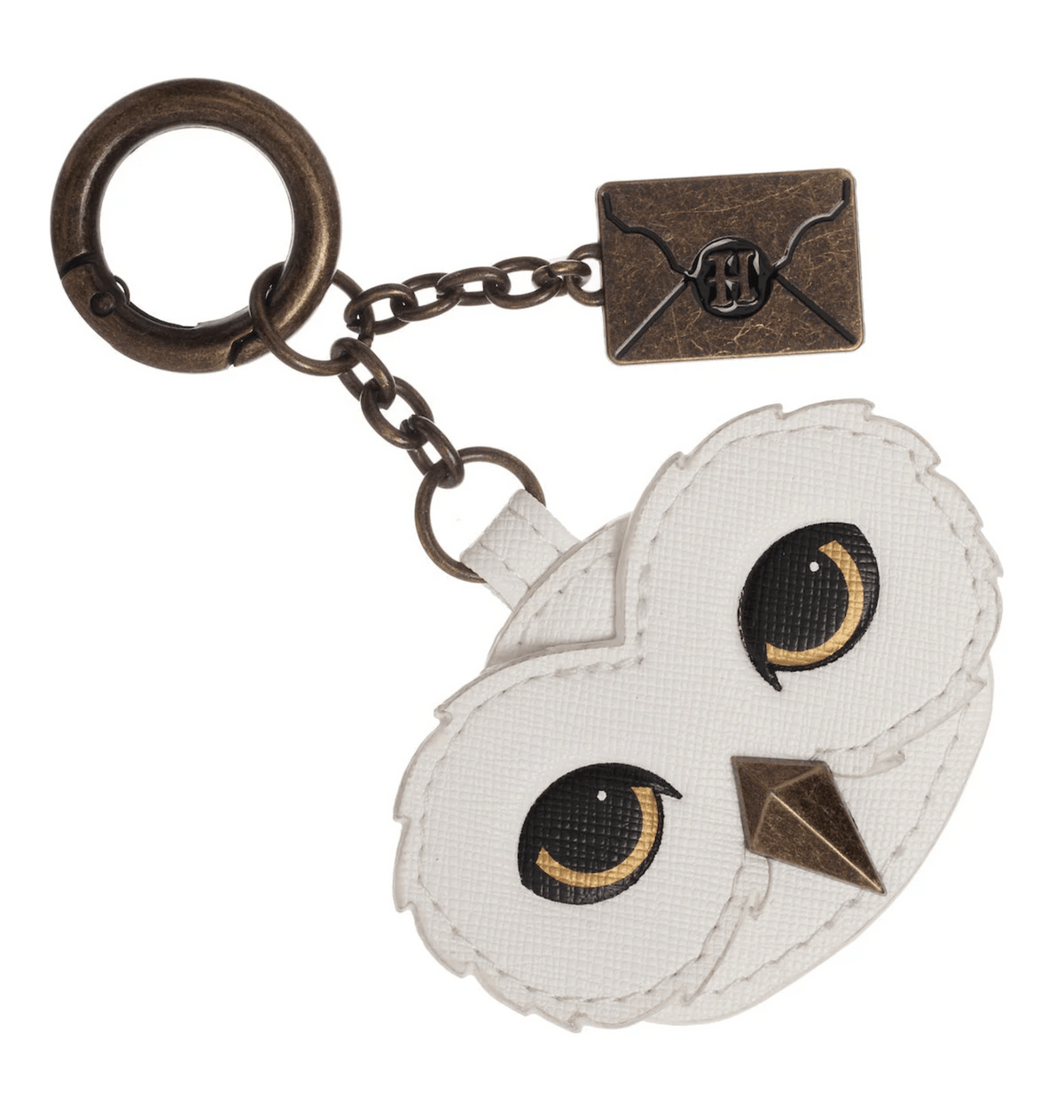 Porte-clés Harry Potter Hedwige et lettre de Poudlard