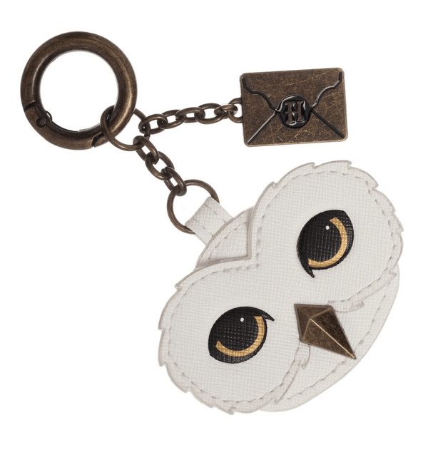 Porte-clés Harry Potter Hedwige et lettre de Poudlard