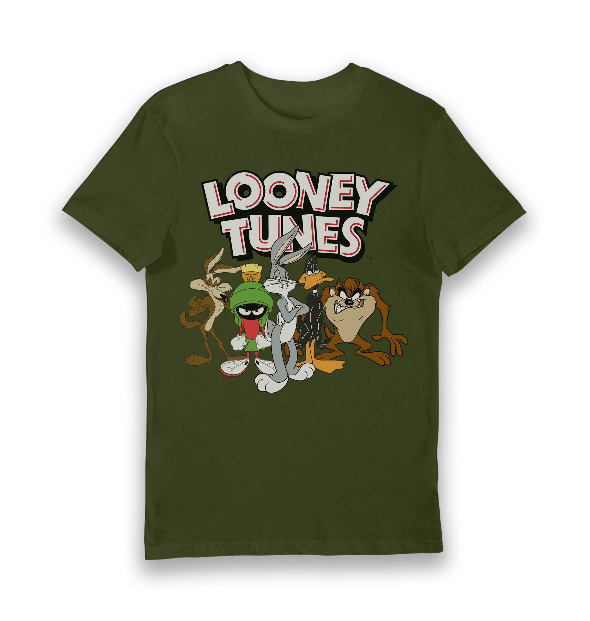 T-shirt Looney Tunes groupe avec logo