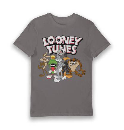 T-shirt Looney Tunes groupe avec logo