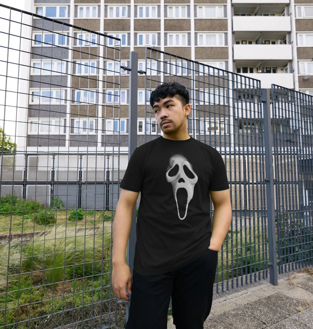 T-shirt adulte Ghost Face masque Dither