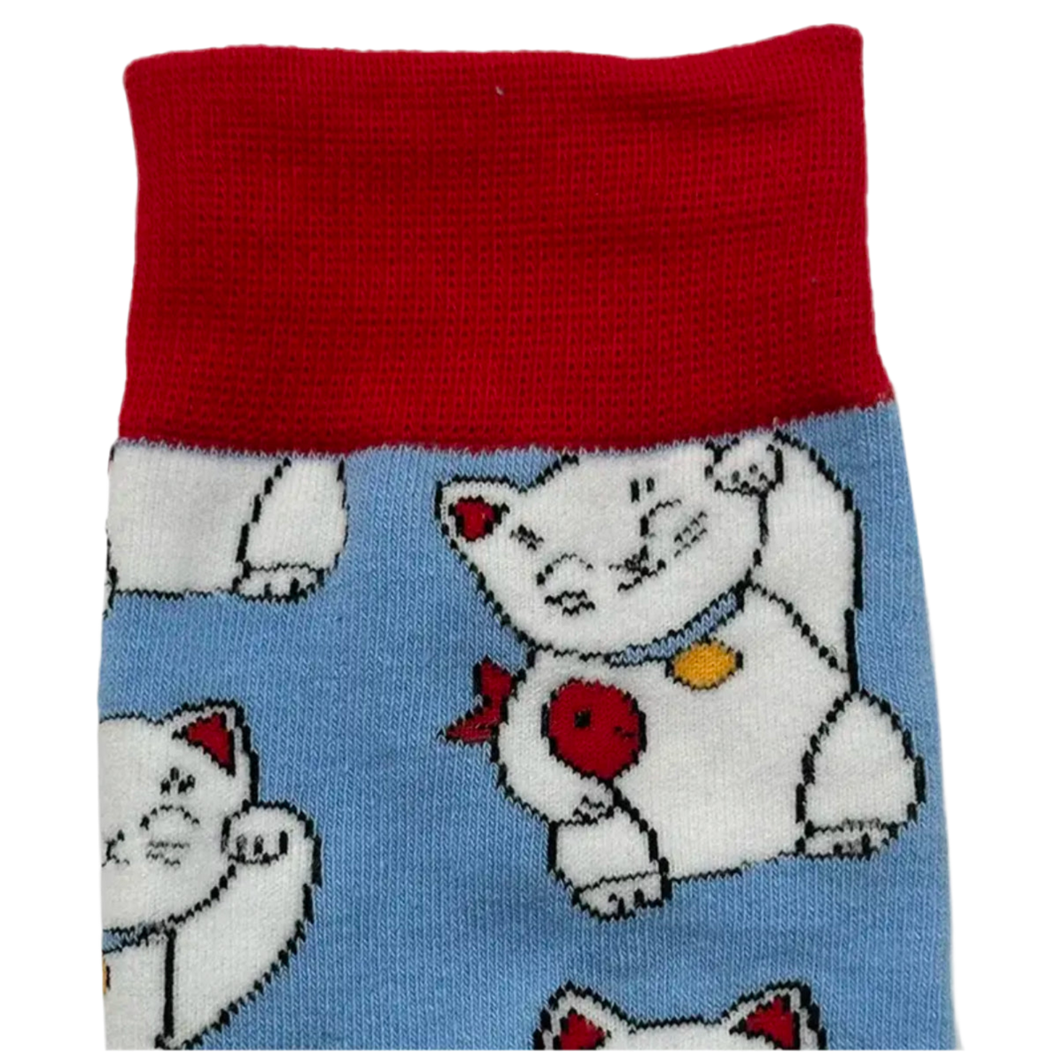 Gelukswitte kattensokken