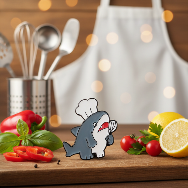 Pin's Requin Cuisinier