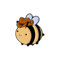 Pin's Abeille Cowboy