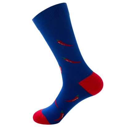 chaussettes piments rouges mrcol