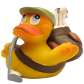 ゴルフをするアヒル