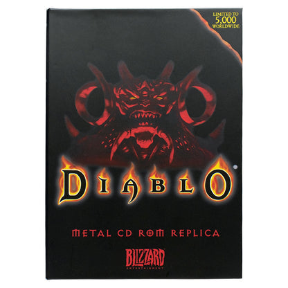 Emballage de la réplique du CD-ROM Diablo 30e anniversaire Fanattik – face avant