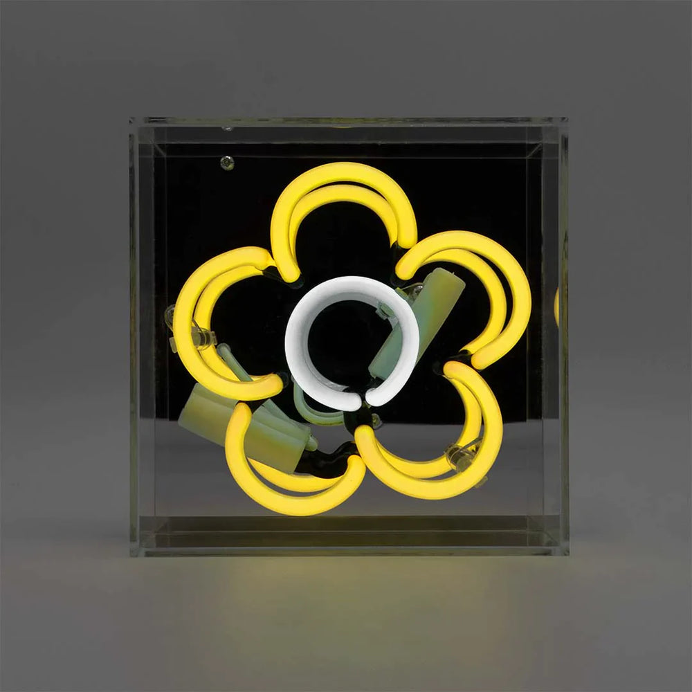 Mini flor de neón