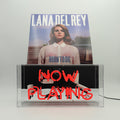 Enseigne Néon en Verre « Now Playing »