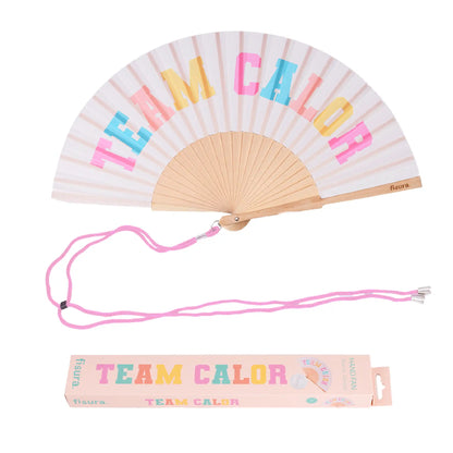 Éventail « Team calor » Beige – Fisura