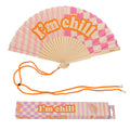 Éventail « I'm chill »