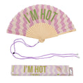 Éventail « I’m hot » Vagues