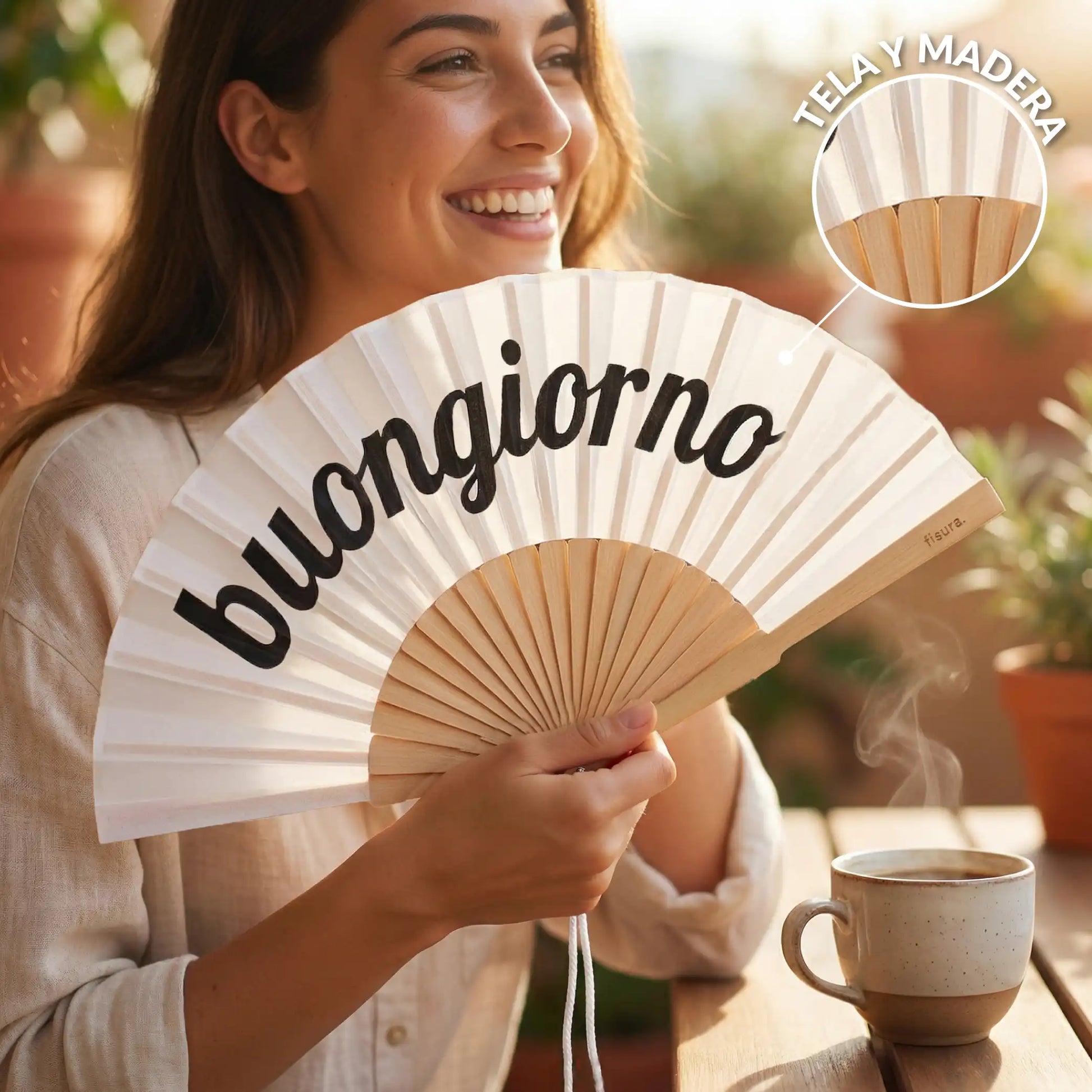 Éventail « Buongiorno » – Fisura – vue 4