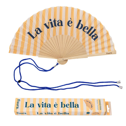Éventail « La vita è bella » – Fisura