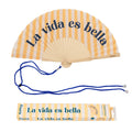 Éventail « La vida es bella »