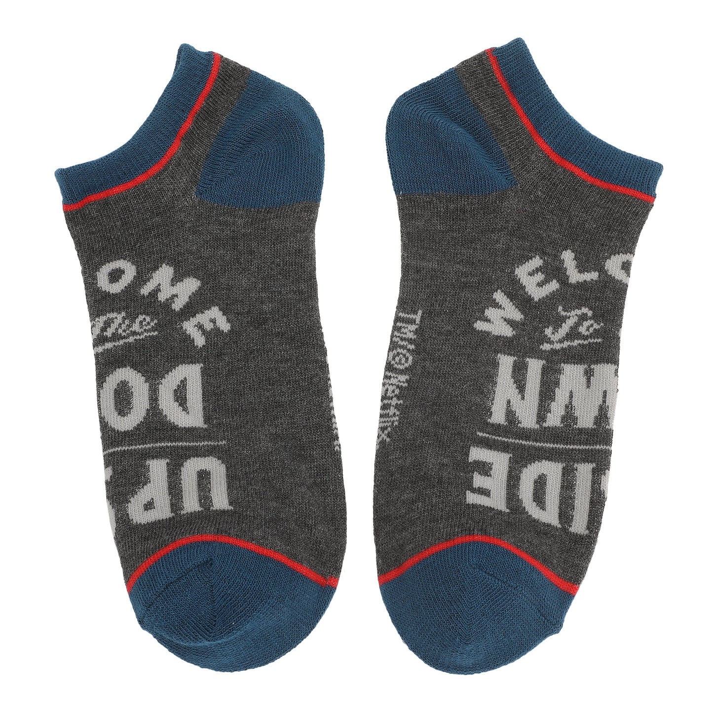 Chaussettes femme Stranger Things – marine, rouge, jaune et gris