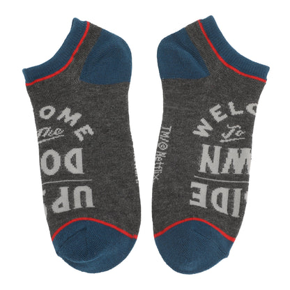 Chaussettes femme Stranger Things – marine, rouge, jaune et gris