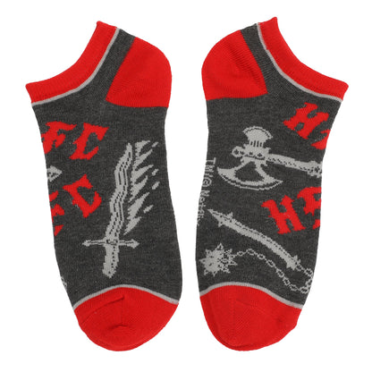 Chaussettes femme Stranger Things – marine, rouge, jaune et gris