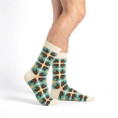 Chaussettes « Azulejo Bordalo – Chats » - Chulé
