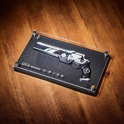 Destiny エキゾチック武器コレクション「切り札」レプリカプレート