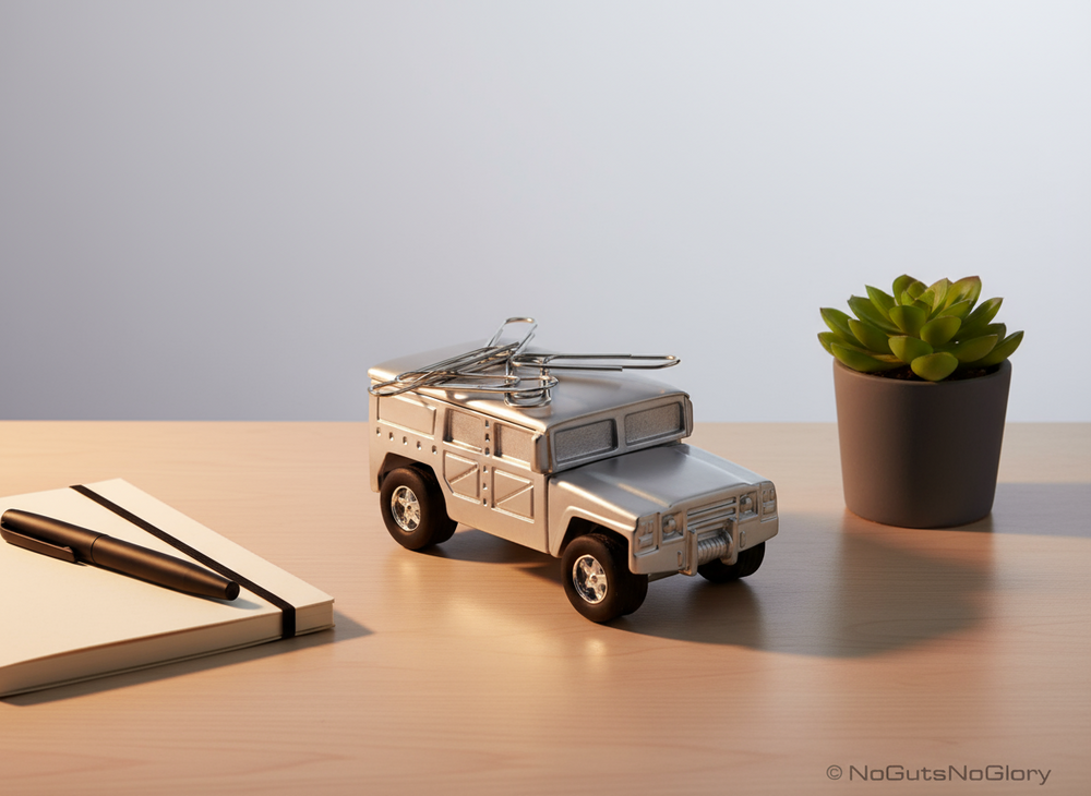 Portagraffette Magnetico 4x4 Hummer