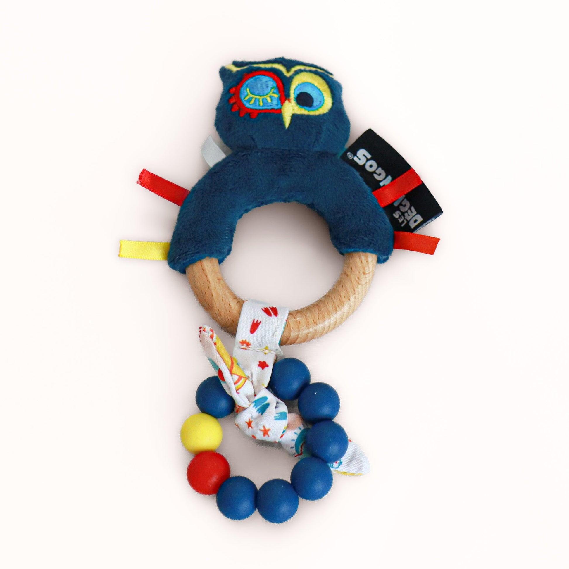 Anneau de dentition en silicone Astros le hibou