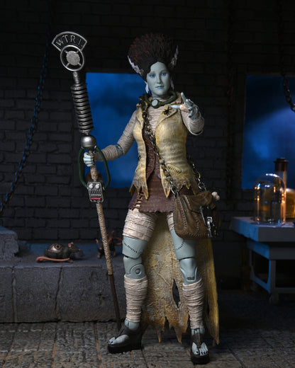 April O'Neil como la novia de Frankenstein - Monstruos universales x Tortugas Ninja adolescentes mutantes 