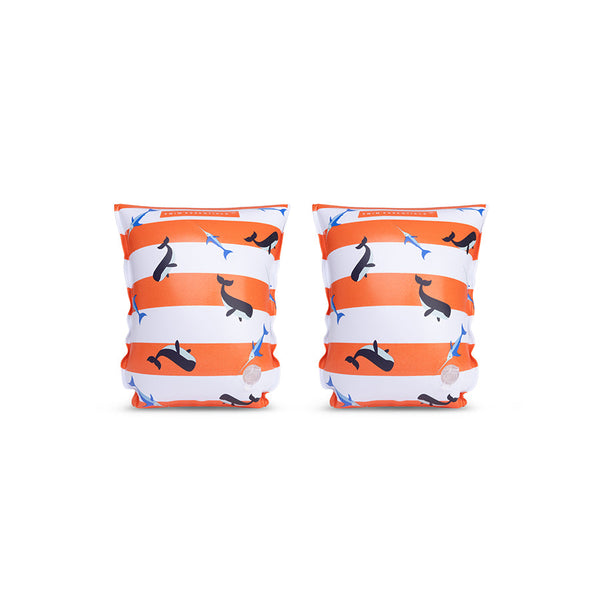 Arm Bands - Red/White - Ocean Stripes
