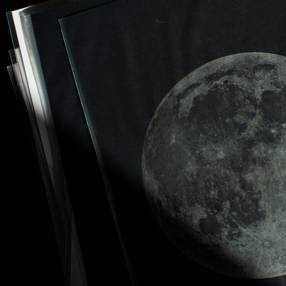 Lua de impressão artística