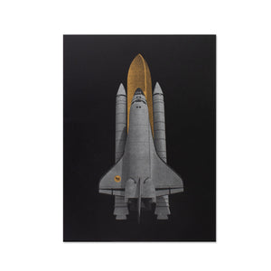 スペースシャトルのアートプリント
