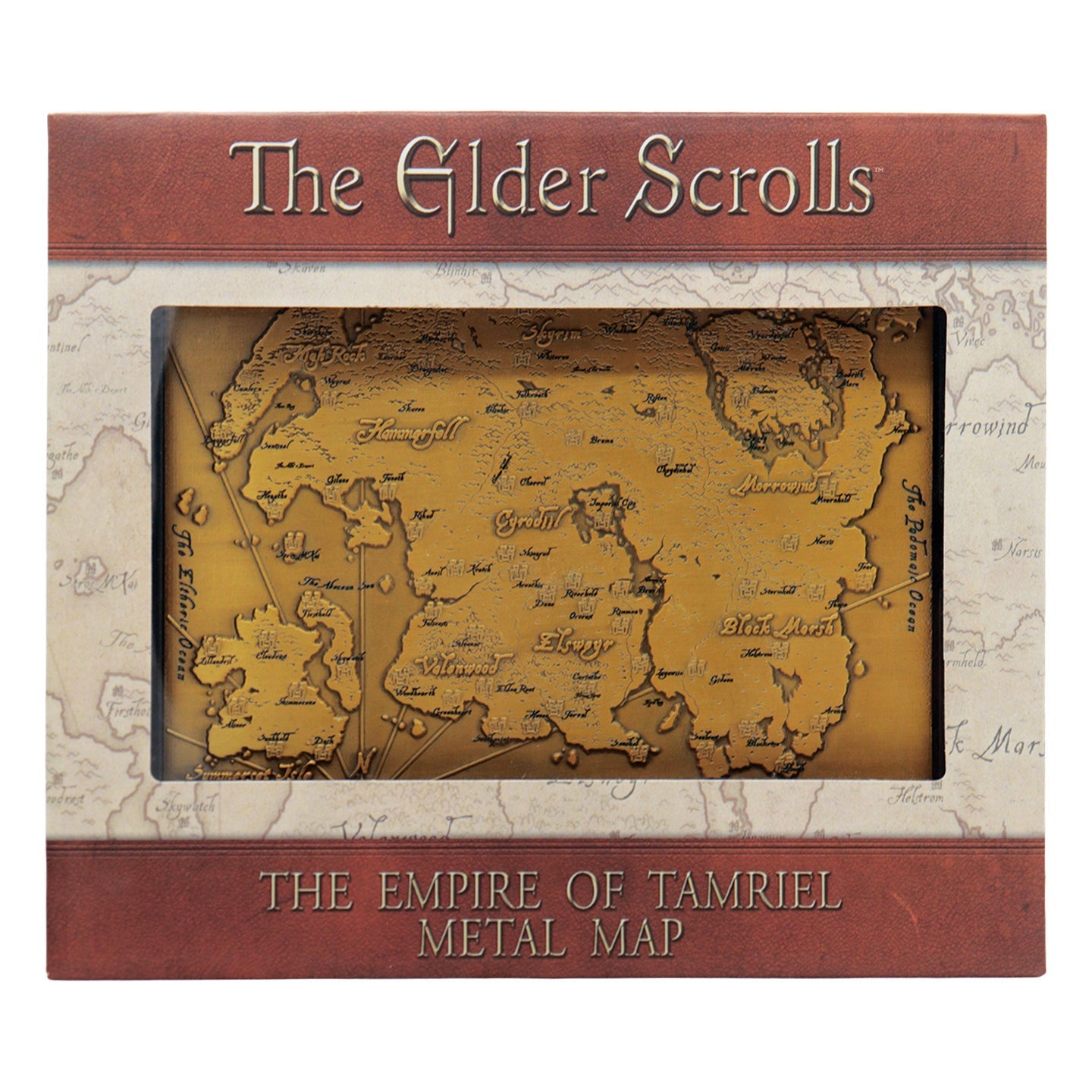 The Elder Scrolls – Limited Edition Metal Map of Tamriel