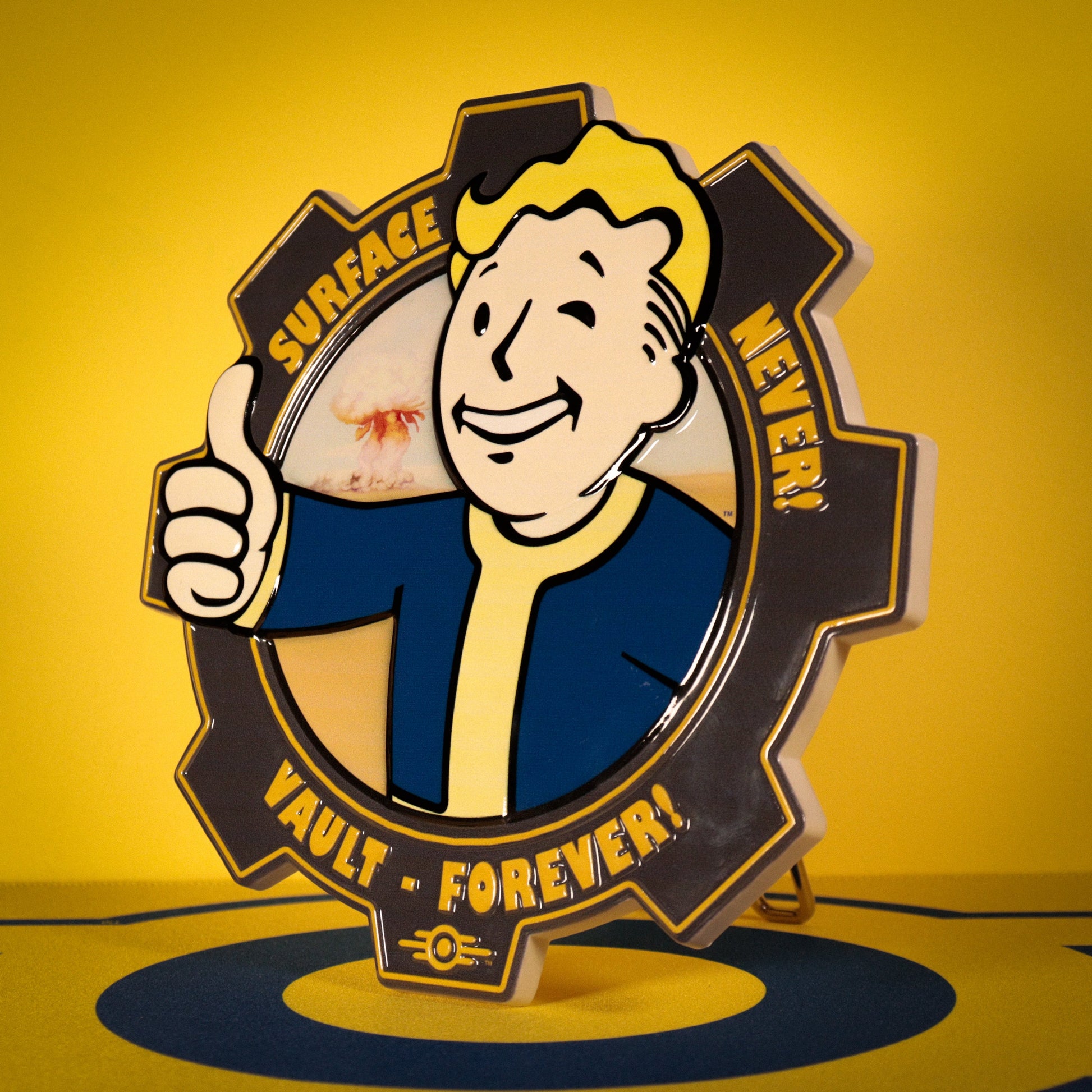 Plaque résine Fallout - Vault Boy