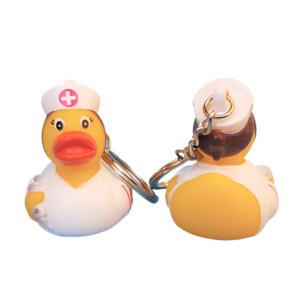 Nurse Duck Keychain