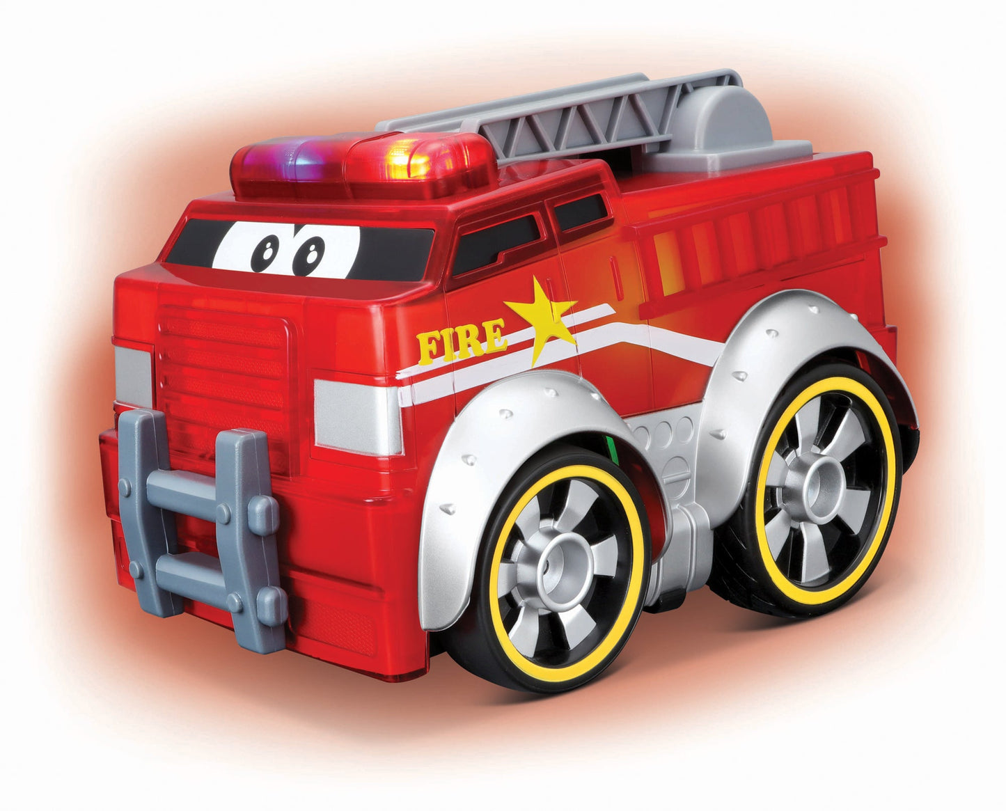 CAMION DE POMPIERS BB JUNIOR PUSH &amp; GLOW