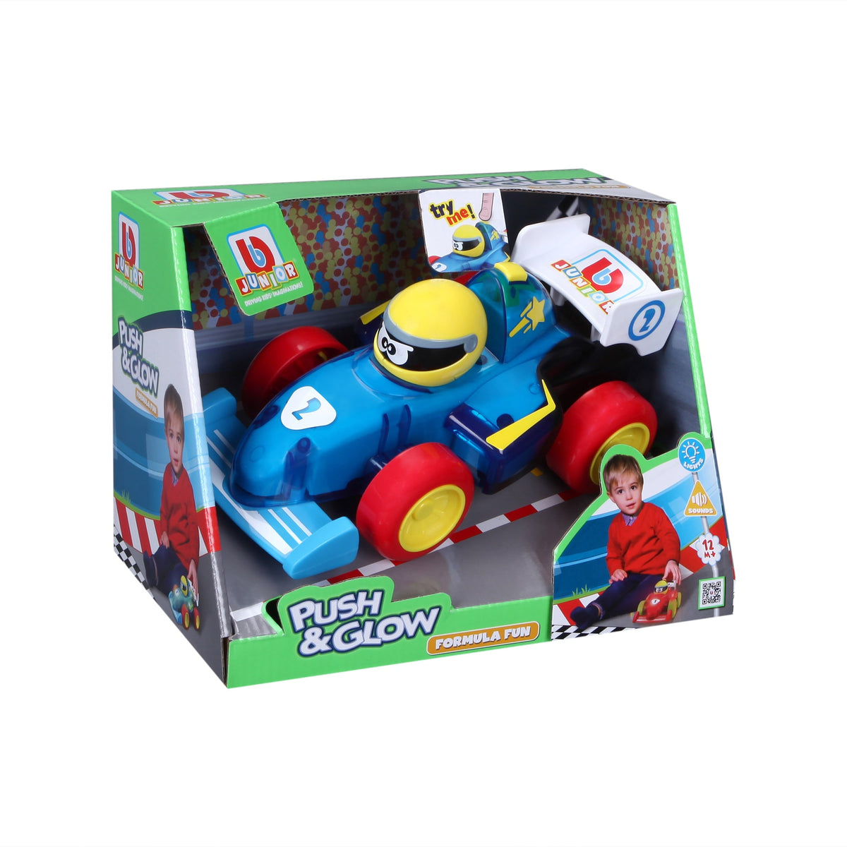 BB JUNIOR PUSH & GLOW Formula 1 Car
