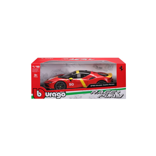 1:18 FERRARI RACE &amp; PLAY SF90 STRADALE ASSETTO FIORANA