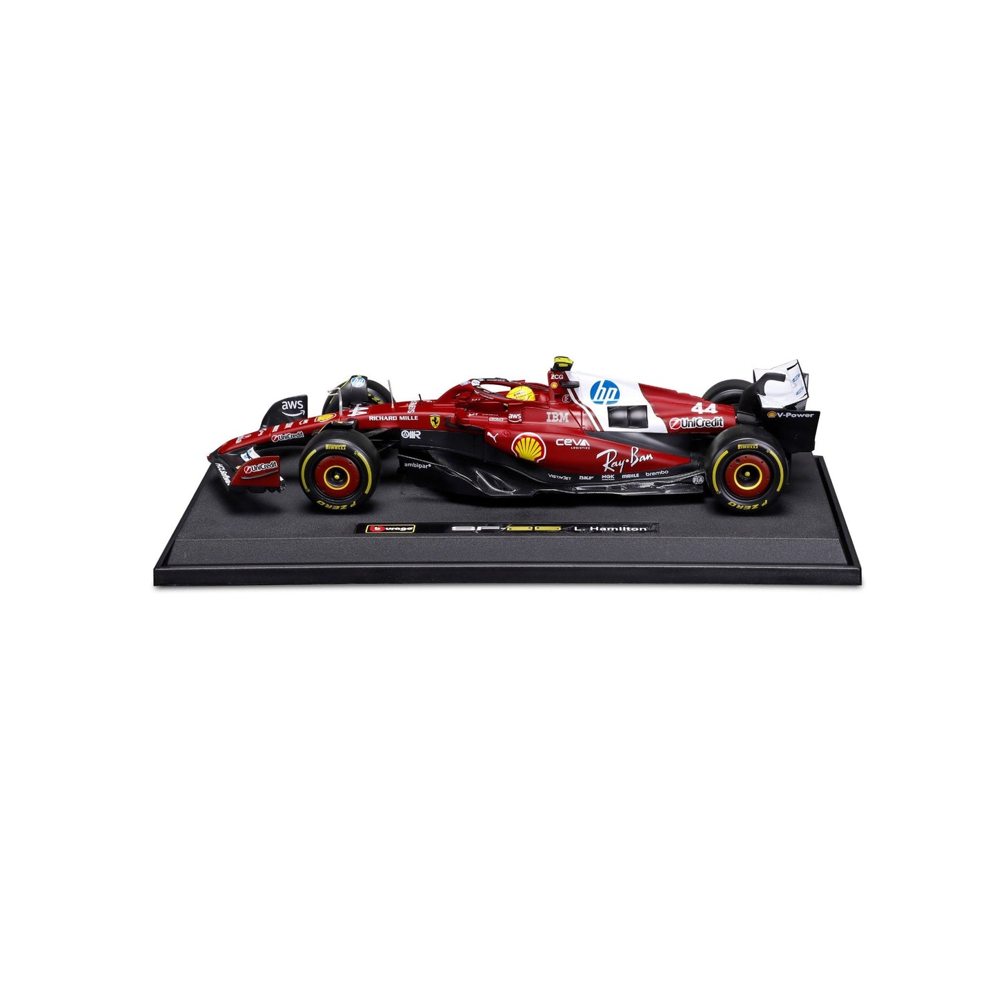 1:18 F1 FERRARI SF-25 2025 HAMILTON WITH HELMET
