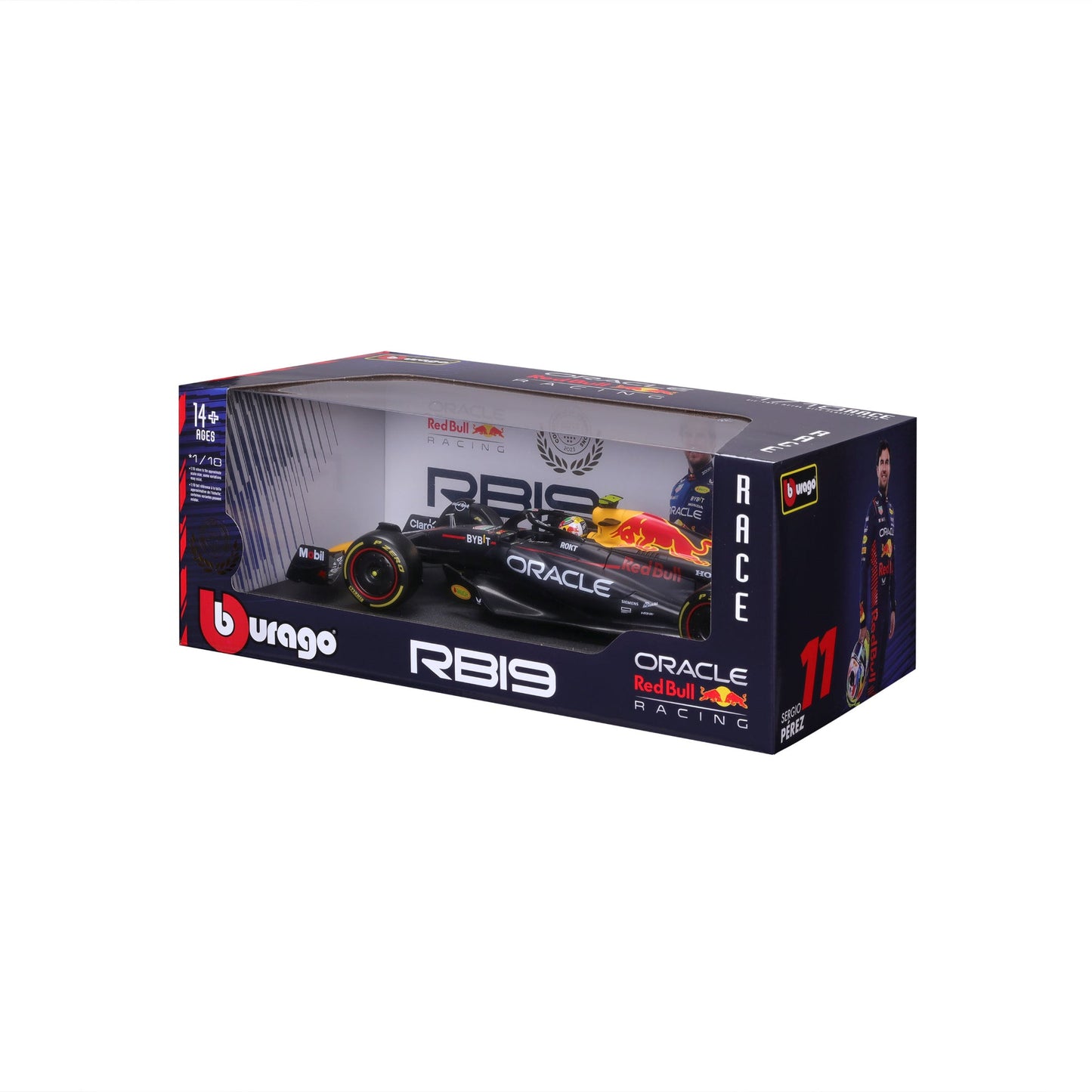 1:18 F1 RED BULL RACING RB19 2023 PEREZ AVEC CASQUE