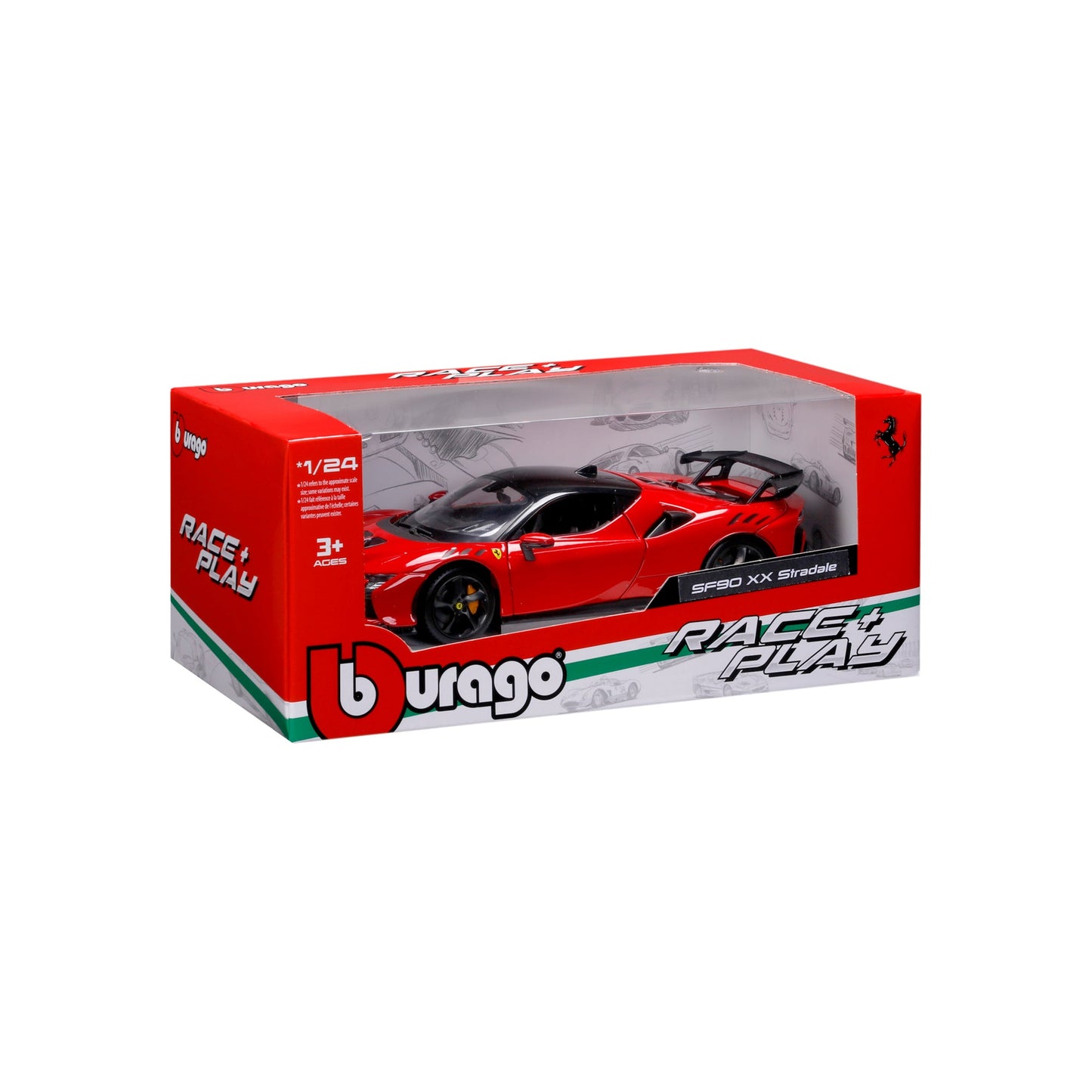 1:24 FERRARI RACE & PLAY SF90 XX STRADALE RED